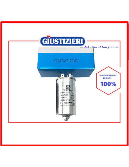 condensatore metallico 12,5uf - 450v