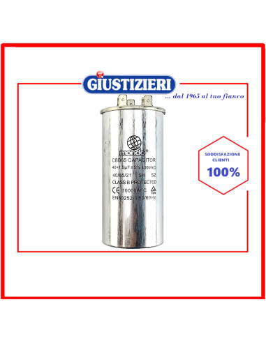 condensatore condizionatore 40+1,5 uf 450v