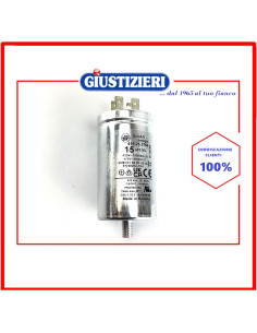 condensatore metallico 15uf asciugatrice universale