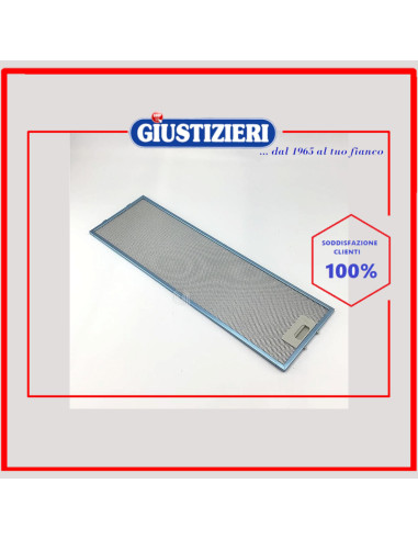 filtro metallico 203x641 originale cappa aspirante elica