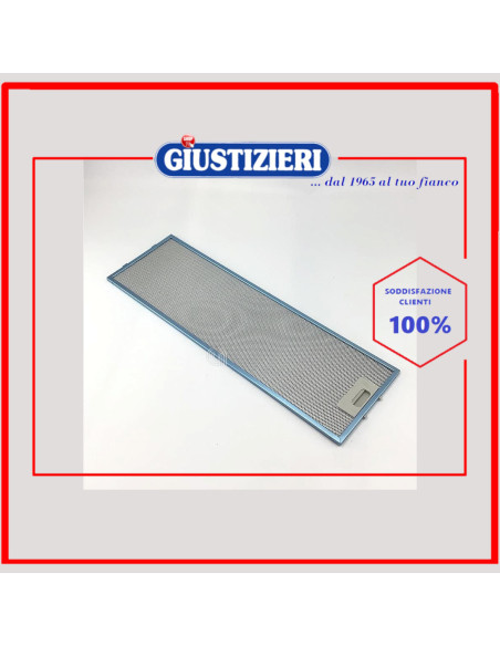 filtro metallico 203x641 originale cappa aspirante elica