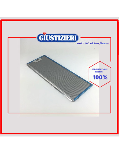 filtro metallico 186x515 originale cappa aspirante faber