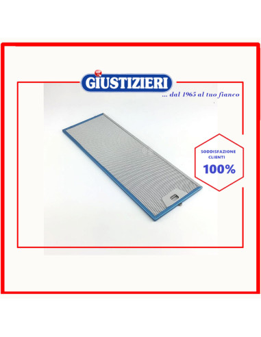 filtro metallico 186x515 originale cappa aspirante faber