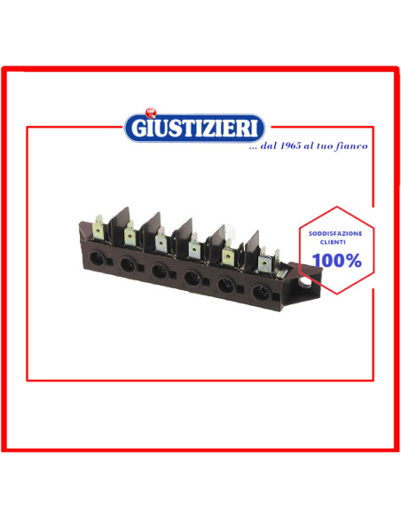 morsettiera piano cottura fv 122 - 6 poli