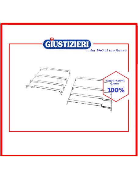 guide inox laterali forno