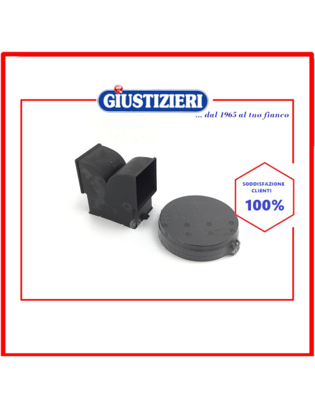 filtro carbone circolare con raccordo aria ch an-fi-san-6e-n originale cappa aspirante elica