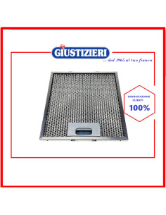 filtro metallico 250x222x10 originale cappa aspirante elica