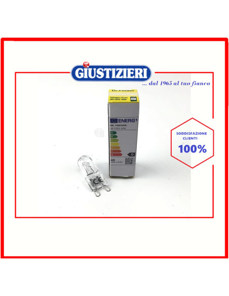 lampada g9 40w 230v 300°c forno dr. fischer