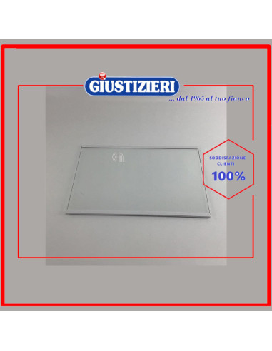 ripiano vetro con cornice originale frigorifero candy