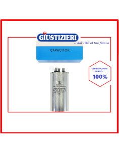 condensatore metallico 35uf + 6uf 450v frigorifero universale