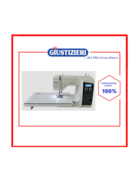 effeci 2720 macchina per cucire 100 punti meccanica braccio led asola 5 anni gar