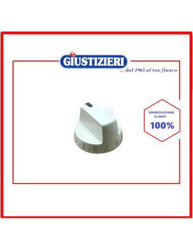 knob cyl 0-12 white