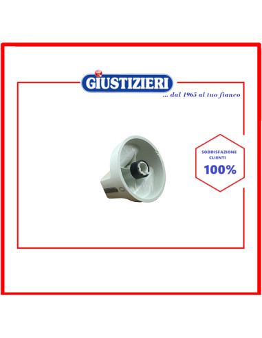 knob cyl 0-12 white