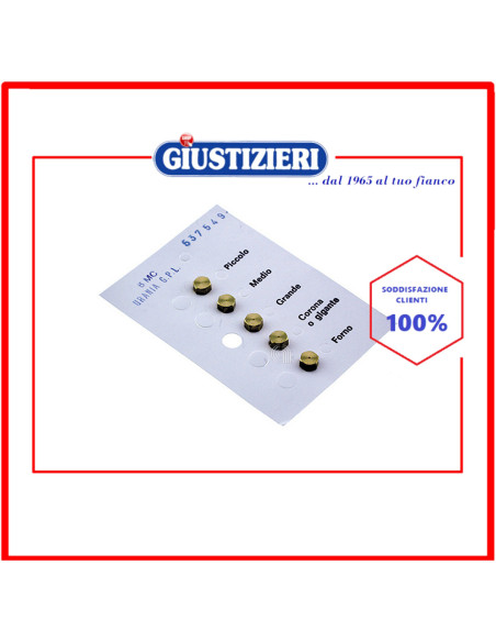 set 5 ugelli gas gpl 6mc mondo piano cottura electrolux