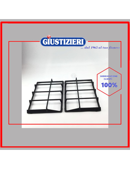 kit griglie ghisa mcs 60 originale piano cottura franke
