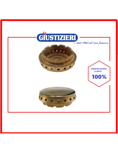 spartifiamma ausiliare ottone forato tipo germania piano cottura