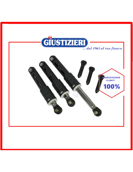 set 3 ammortizzatori 80n lavatrice bosch