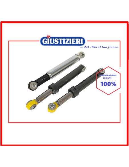set 3 ammortizzatori suspa compatibile con lavatrice compatibile con miele