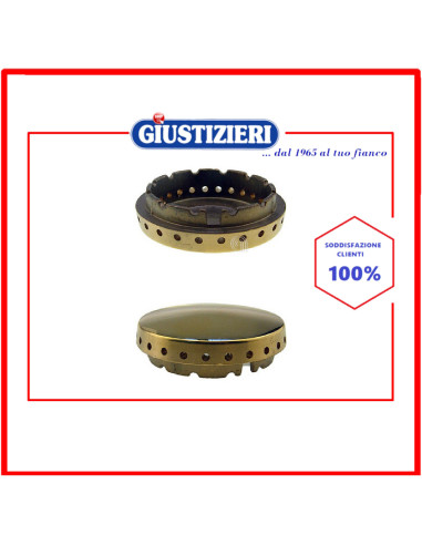 spartifiamma in ottone forato lucido glem gas rapido