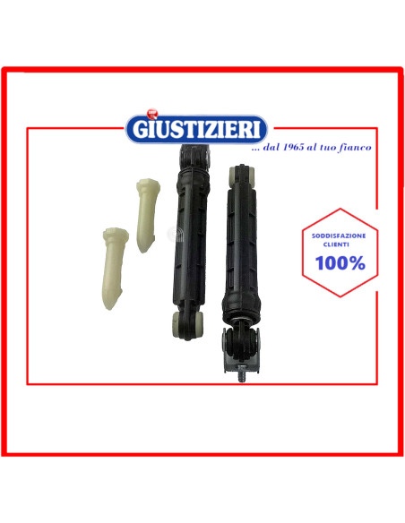 set 2 ammortizzatori con perni 100n lavatrice indesit