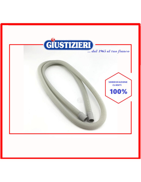 tubo scarico 2.5m originale lavatrice beko