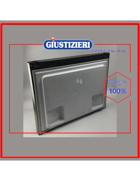 pannello frontale cassetto inferiore inox 696x520 originale frigorifero whirlpool