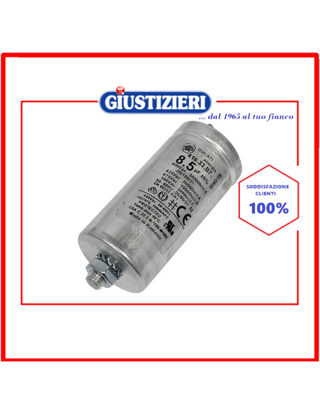 condensatore metallico 8,5uf asciugatrice whirlpool