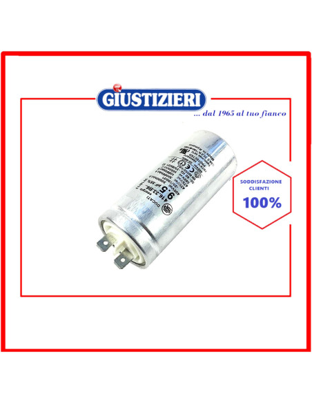 condensatore metallico 9,5uf asciugatrice whirlpool
