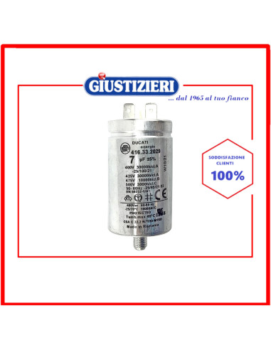 condensatore metallico 7uf asciugatrice whirlpool