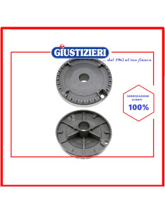 bruciatore rapido alluminio con 1 foro piano cottura ricambi cucina 2