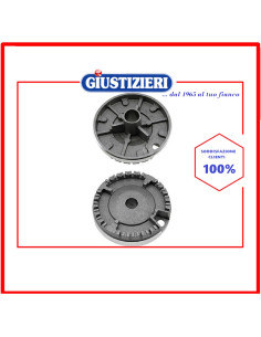 bruciatore semirapido alluminio con foro piano cottura ricambi cucina 2