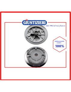 bruciatore semirapido alluminio con foro piano cottura ricambi cucina 2