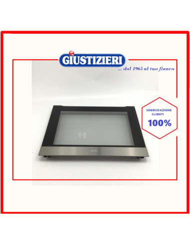 vetro frontale inox aeg 594x471mm
