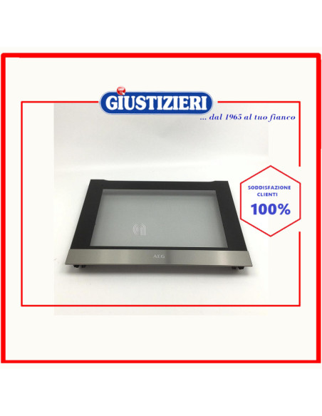 vetro frontale inox aeg 594x471mm