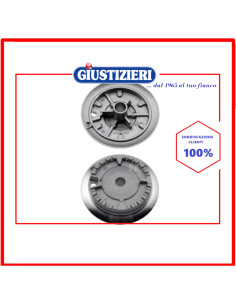 bruciatore semirapido alluminio con foro piano cottura ricambi cucina