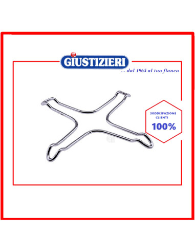 riduzione 4 punte in filo cromato d160mm piano cottura ricambi cucina