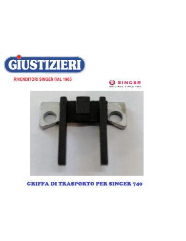 griffa in gomma per macchina per cucire singer 740 serie 700 - giustizierishop.it