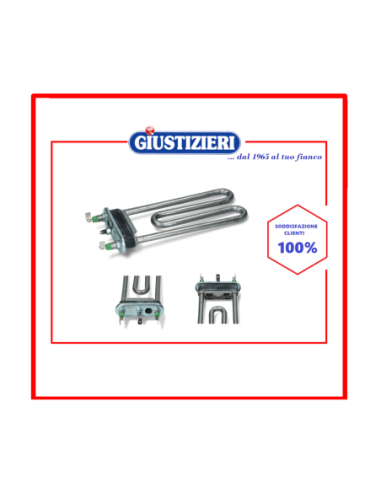 c00094715 resistenza lavatrice 1700w 230v con termof. e foro - giustizierishop.it