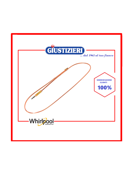 c00078735 termocoppia lunga 1000mm forno originale indesit a - giustizierishop.it