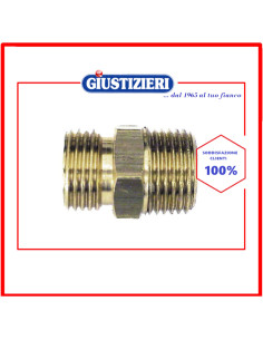 raccordo ottone 1/2sx 1/4dx maschio