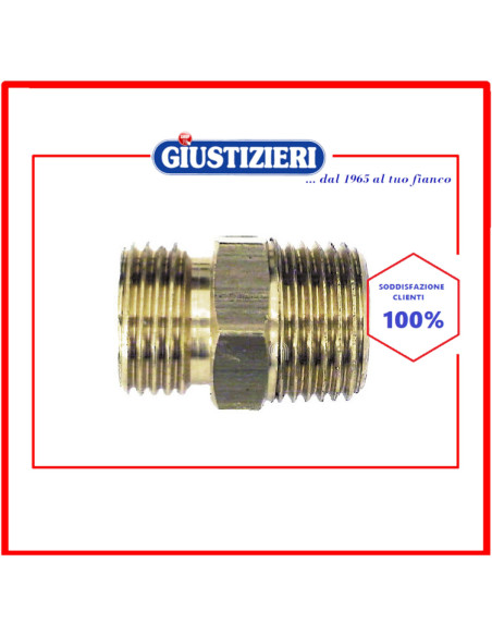 raccordo ottone 1/2sx 1/4dx maschio