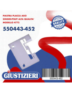 108718 piastra placca ago tagliaecuci singer pfaff modello 4 - giustizierishop.it 2
