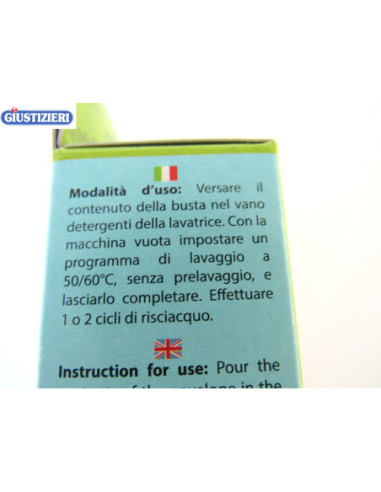 ds004 enzy sol-one kit pulizia lavatrici  2 bustine da 50g e - giustizierishop.it