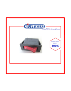 26me0017/r interruttore unipolare spia rossa 3 contatti rett - giustizierishop.it