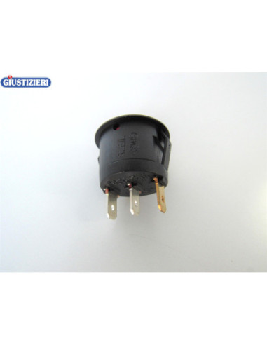f396 interruttore luminoso tondo 3 contatti per ferri da sti - giustizierishop.it
