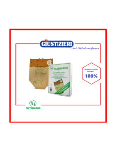 x05136 6 pezzi sacchetti carta adattabili aspirapolvere vk13 - giustizierishop.it