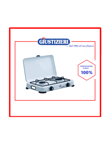 multifire 2 gold fornello 2 fuochi fiamme ghisa ottima quali - giustizierishop.it