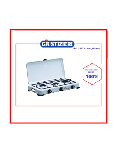 multifire 3 gold fornello 3 fuochi fiamme ghisa ottima quali - giustizierishop.it