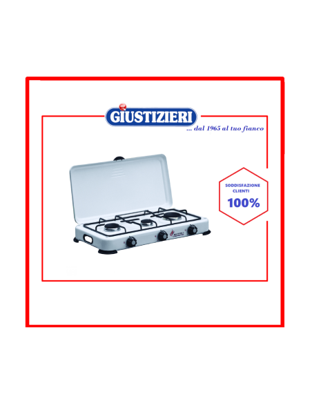 multifire 3 gold fornello 3 fuochi fiamme ghisa ottima quali - giustizierishop.it
