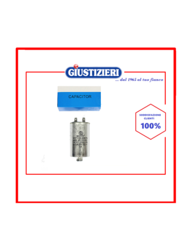 condensatore metallico 20µf lavatrice mondo originale - giustizierishop.it